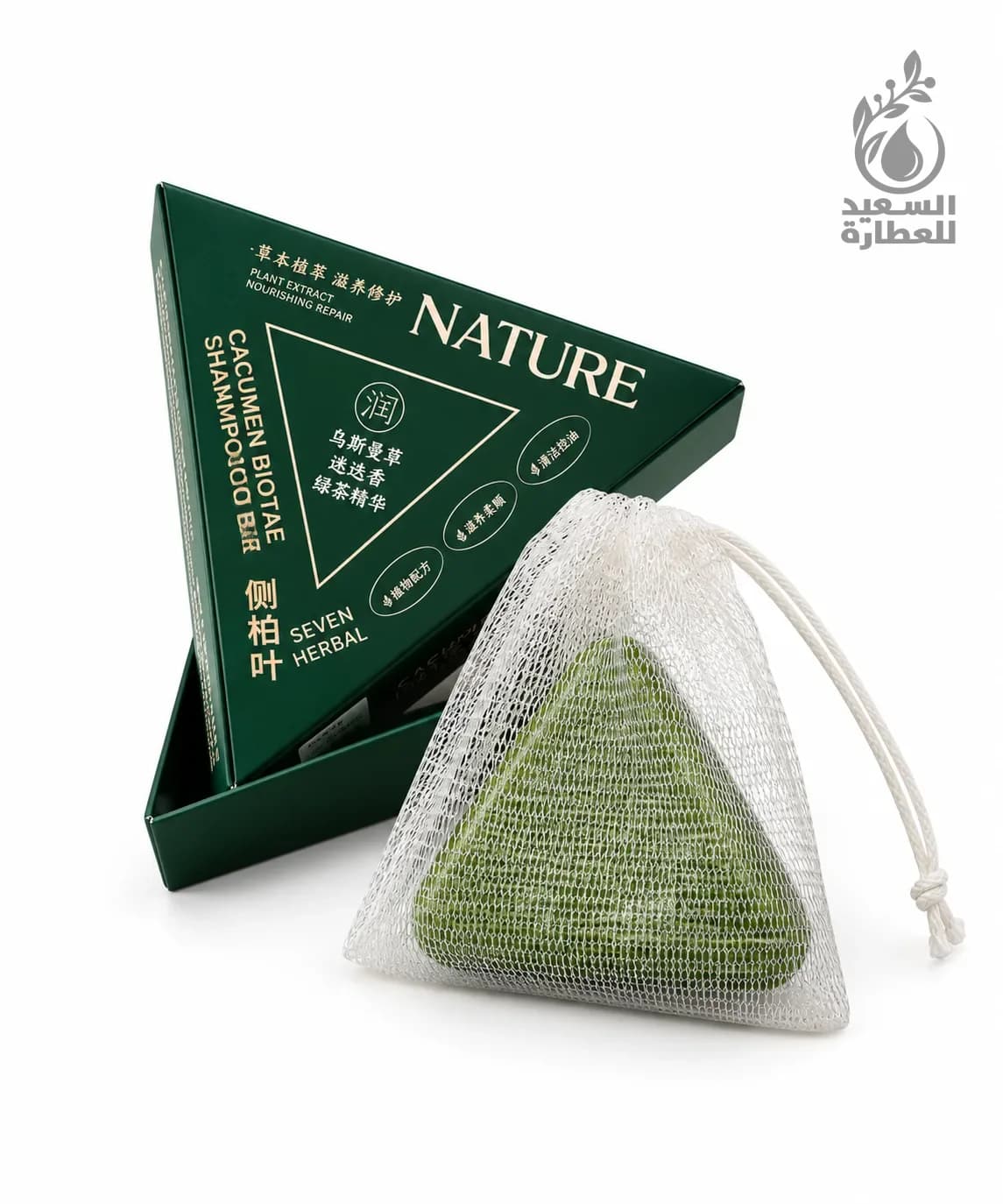 الصابونة الصينية للشعر Chinese Seven Herbs Soap